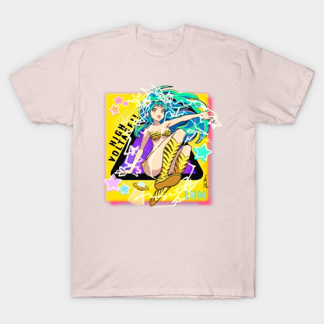 Urusei Yatsura T-Shirt by SeaGalaxyBrain